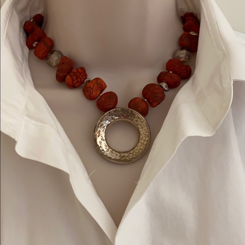 Silpada Coral Necklace